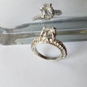 Beautiful Crystal Zircon engagement ring!